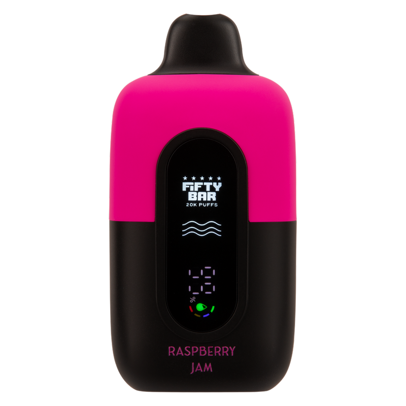 Raspberry Jam Fifty Bar 20K Disposable Vape