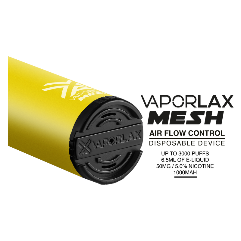 VaporLax Disposable Vape Banana Ice 50mg 6.5ml