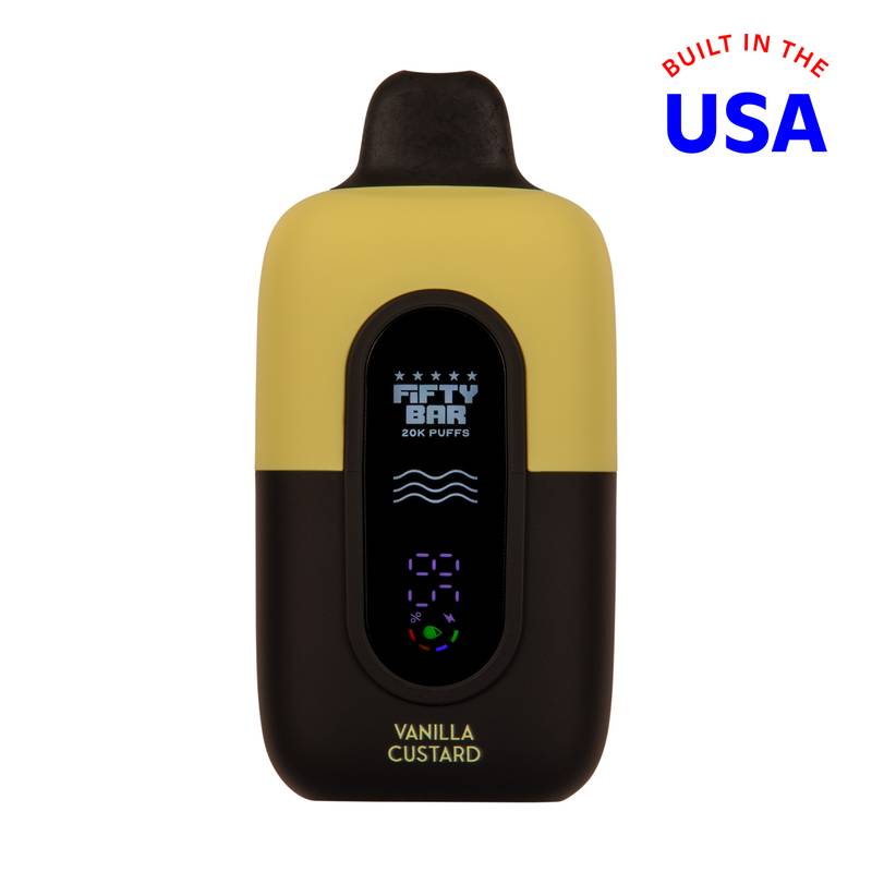 Vanilla Custard Fifty Bar 20K Disposable Vape