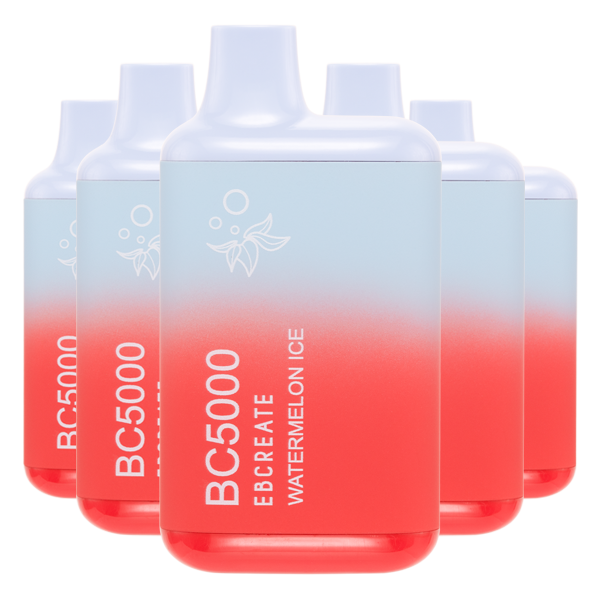 5 Pack Watermelon Ice BC5000 Disposable Vape