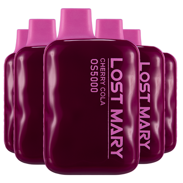 5 Pack Lost Mary Cherry Cola Disposable Vape Mi-Pod 5 Pack Lost Mary Cherry Cola Disposable Vape Mi-Pod