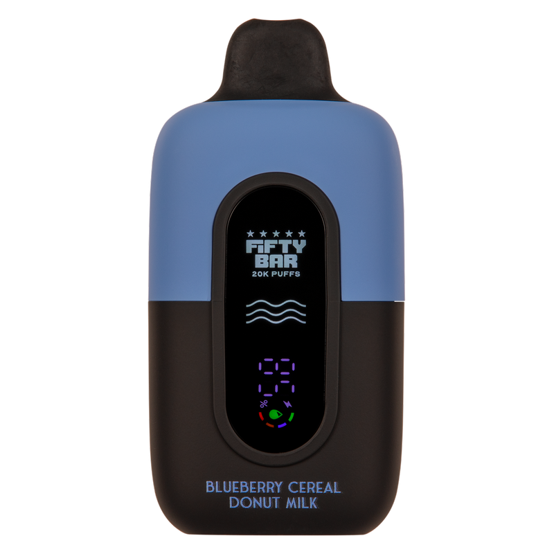 Blueberry Cereal Donut Milk Fifty Bar 20K Disposable Vape