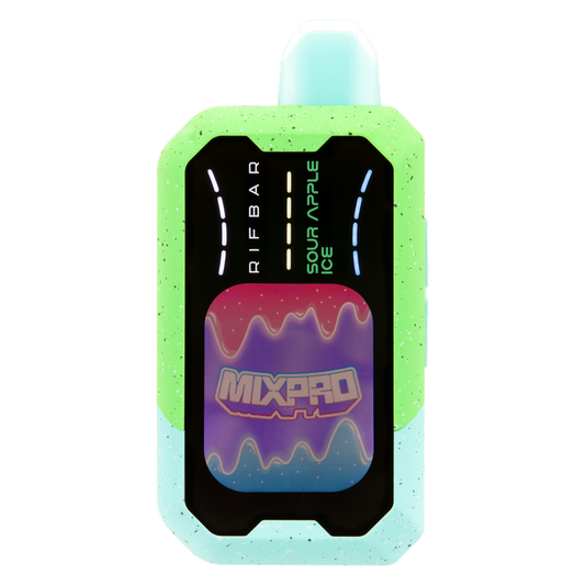 RifBar MixPro Sour Apple Ice Disposable Vape 40,000 Puffs