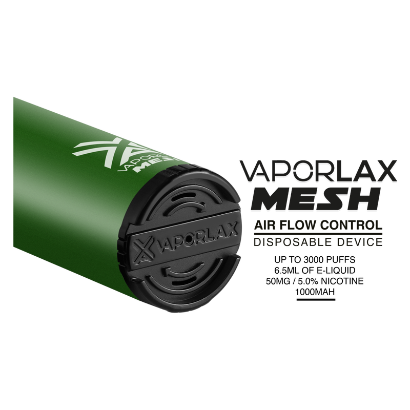 VaporLax Disposable Vape Cool Mint 50mg 6.5ml