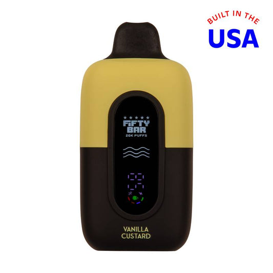 Vanilla Custard Fifty Bar 20K Disposable Vape